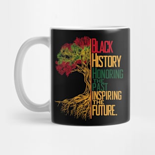 Honoring The Past Inspiring The Future Black History Month Mug